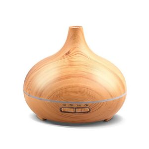 300ml 4-in-1 Aromatherapy Oil Diffuser Light Wood