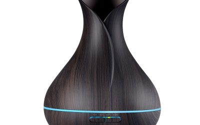 400ml 4-in-1 Aromatherapy Oil Diffuser Dark Wood