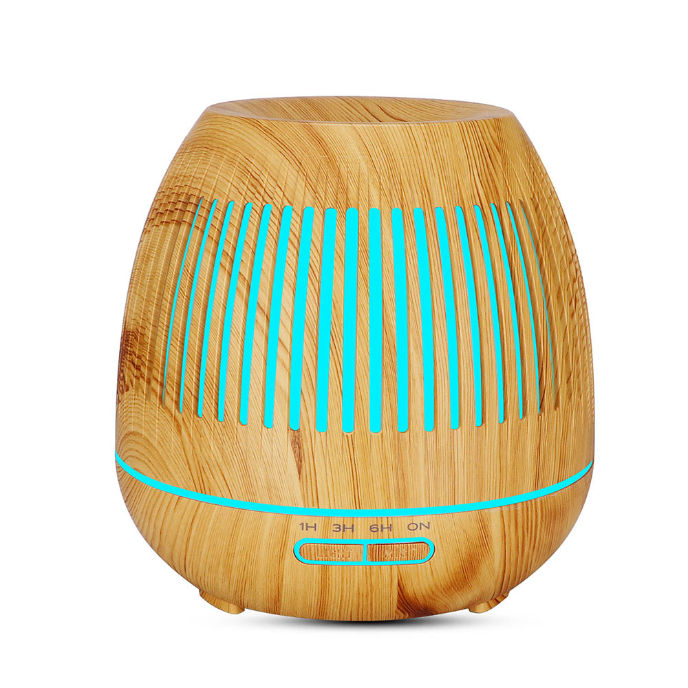 400ml 4-in-1 LED Aromatherapy Oil Diffuser Light Wood