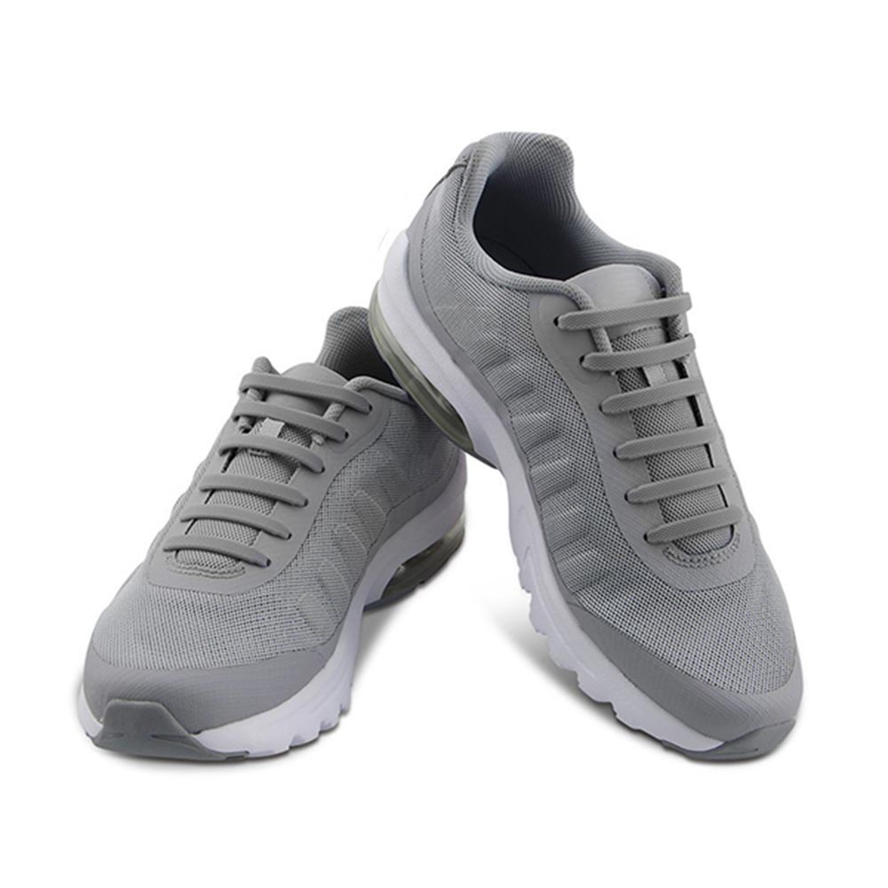 Casual Elastic Silicone No-Tie Shoelaces Grey