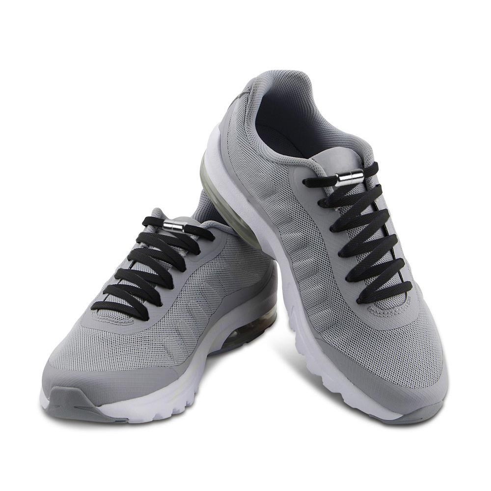 Casual Elastic Lock No-Tie Shoelaces Black