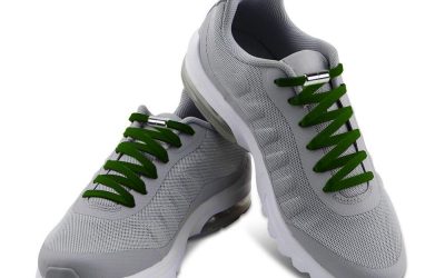 Casual Elastic Lock No-Tie Shoelaces Green