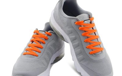 Casual Elastic Lock No-Tie Shoelaces Orange