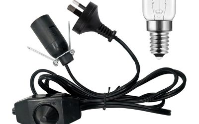 Himalayan Salt Lamp Power Cord with Dimmer Button