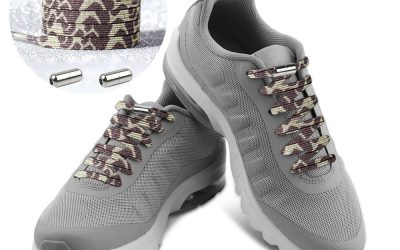 Casual Elastic Lock No-Tie Shoelaces Glitter Snake Print