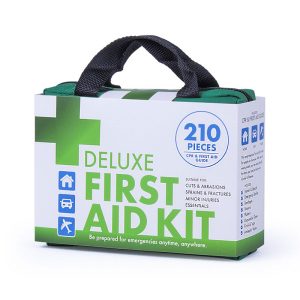 First Aid Kit 210 Pieces Deluxe