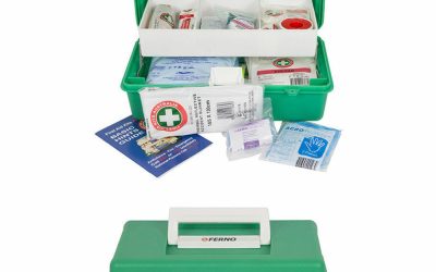 First Aid Kit 38 Pieces Essentials Work & Home Case