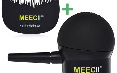Meecii Hair Building Fibres Spray Pump + Comb