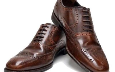 Business Elastic Silicone No-Tie Shoelaces Brown