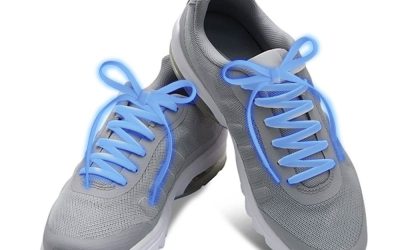 Nylon Light Up LED Shoelaces Blue