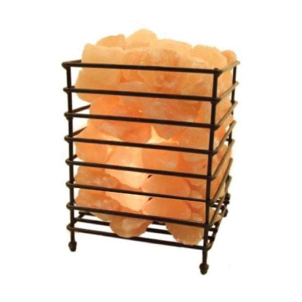 Himalayan Salt Lamp Rock Basket Rectangle