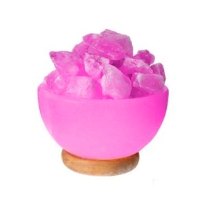 USB Colour Changing Himalayan Salt Lamp Fire Bowl