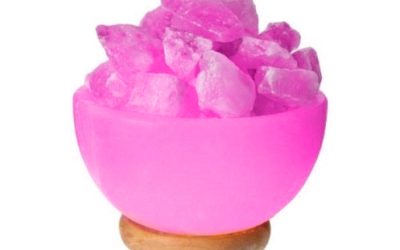 USB Colour Changing Himalayan Salt Lamp Fire Bowl