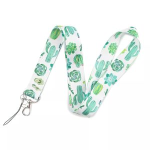 Lanyard Polyester Cruise Travel ID Cactus