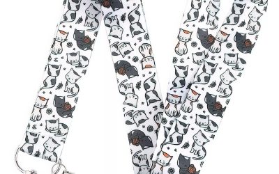 Lanyard Polyester Cruise Travel ID Cats