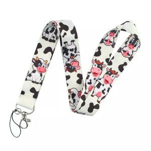 Lanyard Polyester Cruise Travel ID Cows