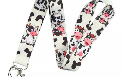 Lanyard Polyester Cruise Travel ID Cows