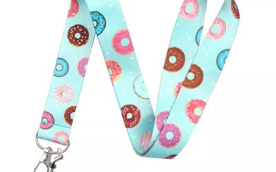 Lanyard Polyester Cruise Travel ID Donuts