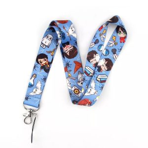 Lanyard Polyester Cruise Travel ID Harry Potter Blue