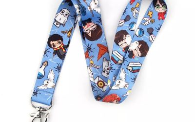 Lanyard Polyester Cruise Travel ID Harry Potter Blue