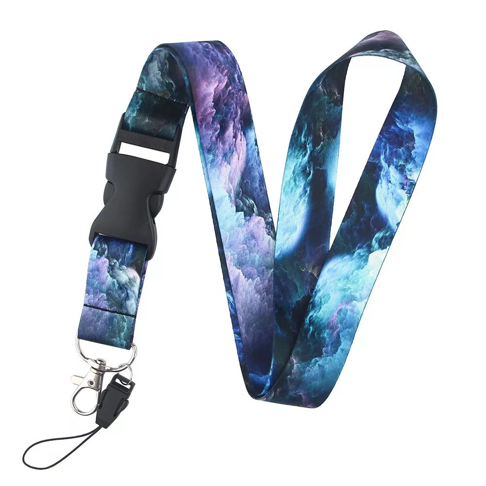Lanyard Polyester Cruise Travel ID Ocean Dark