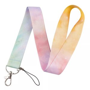 Lanyard Polyester Cruise Travel ID Pastel