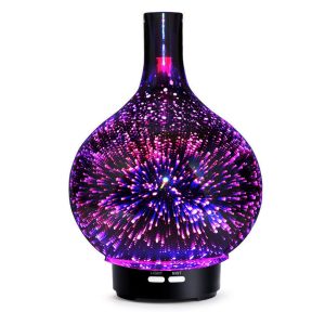 100ml 4-in-1 Aromatherapy Oil Diffuser Glass Fireworks
