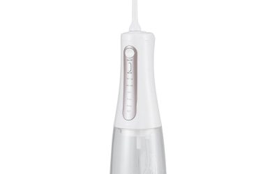 Cordless Water Flosser Portable Dental Oral Irrigator 8 Tips White